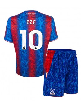 Crystal Palace Eberechi Eze #10 Replika Hemmakläder Barn 2024-25 Kortärmad (+ byxor)